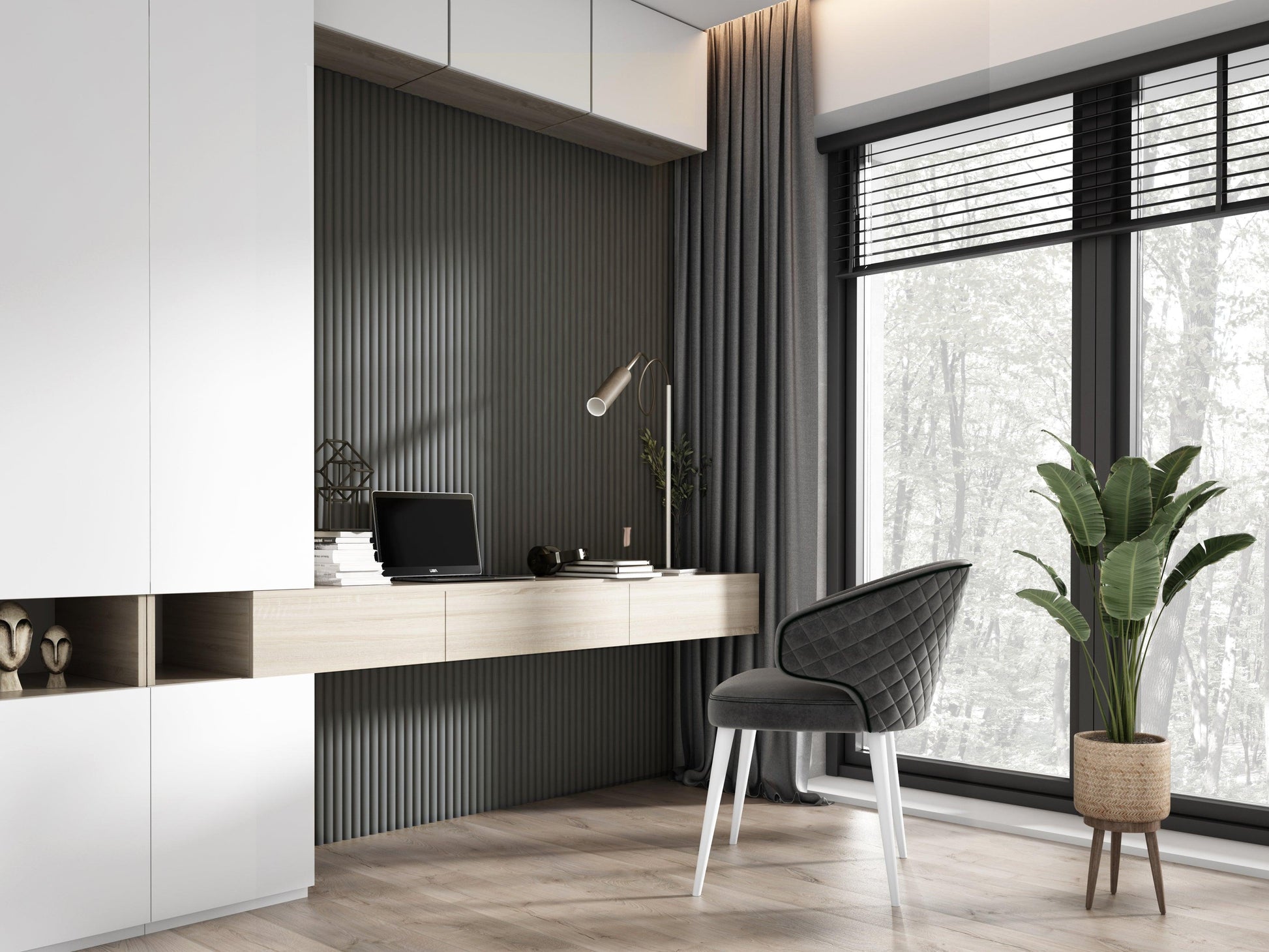 3D wandpaneel - Infinity Luna 270 cm - Wandpaneel winkel - www.wandpaneelwinkel.nl - Lamelio