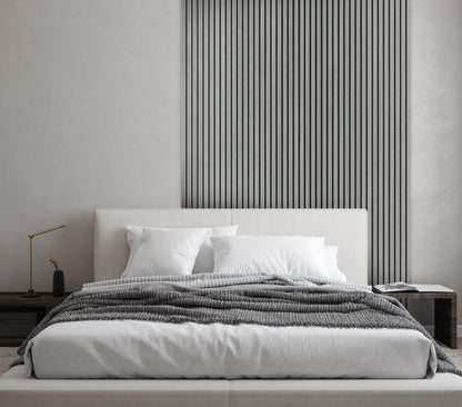 Akoestisch Paneel Grijs 270x57 cm - Wandpaneel winkel - www.wandpaneelwinkel.nl - Wandpaneel winkel