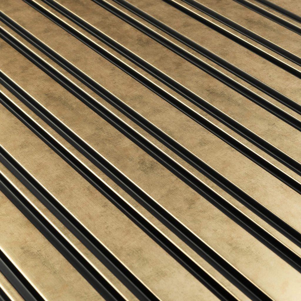 Houten Wandpanelen van Kunststof - Milo Goud - 12,2 x 270 cm - Wandpaneel winkel - www.wandpaneelwinkel.nl - Wandpaneel winkel