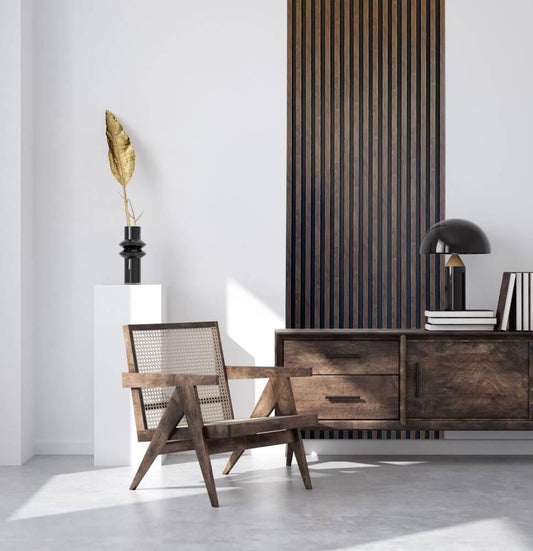 Houten Wandpanelen van Kunststof - Vasco Walnoot - 12,2 x 270 cm - Wandpaneel winkel - www.wandpaneelwinkel.nl - Wandpaneel winkel